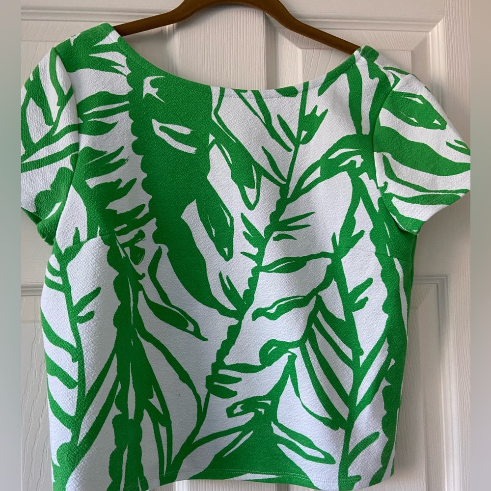 NWT Lilly Pulitzer for Target Palm Crop Top Size Medium